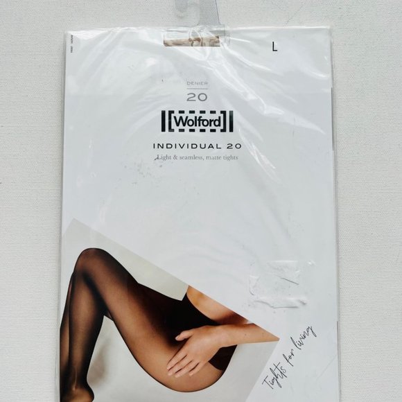 Wolford Individual 20 Light & Seamless Matte Tights 18267 Sand - Picture 2 of 3